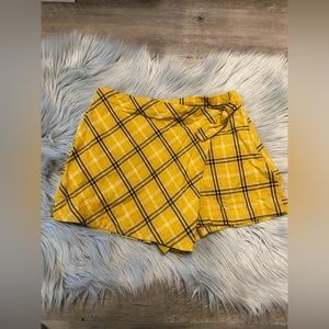 Plaid Skort